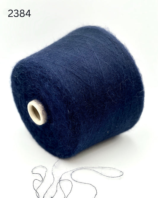 FILATI BE.MI.VA PRESTIGE Babykid Mohair halo yarn cone, luxury Italian lace yarn for knitting, weaving, and machine knitting