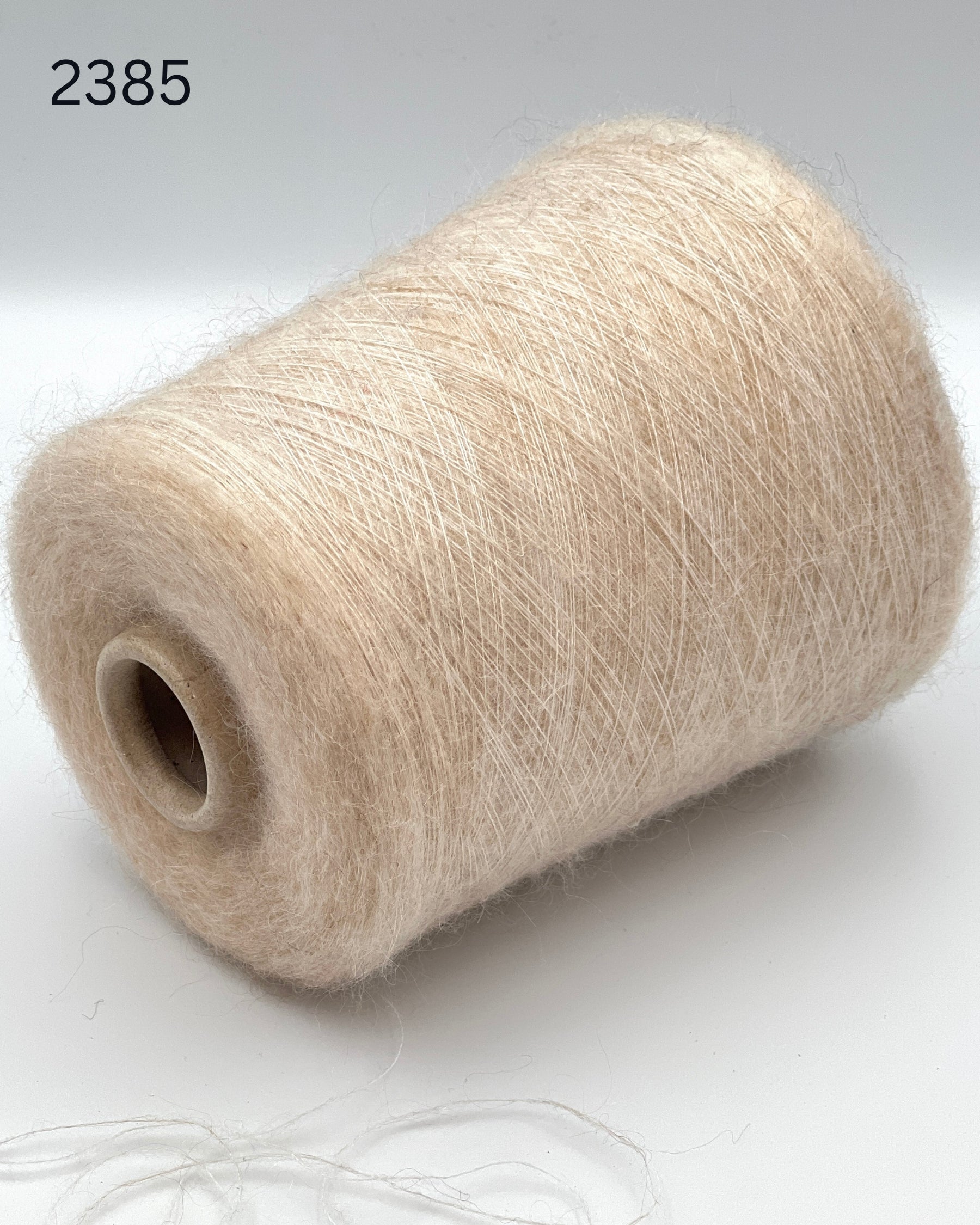 FILATI BE.MI.VA PRESTIGE Babykid Mohair halo yarn cone, luxury Italian lace yarn for knitting, weaving, and machine knitting