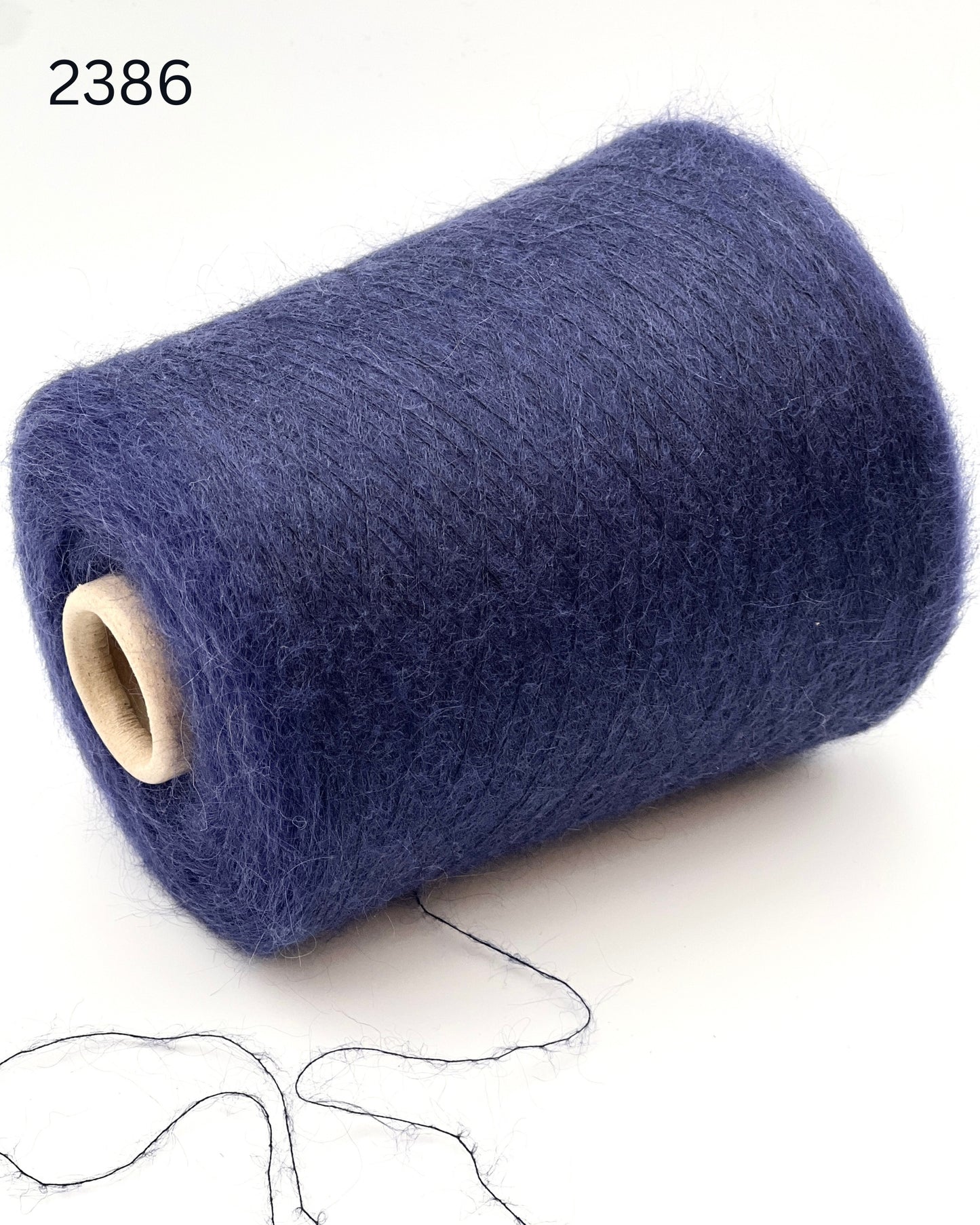 FILATI BE.MI.VA PRESTIGE Babykid Mohair halo yarn cone, luxury Italian lace yarn for knitting, weaving, and machine knitting