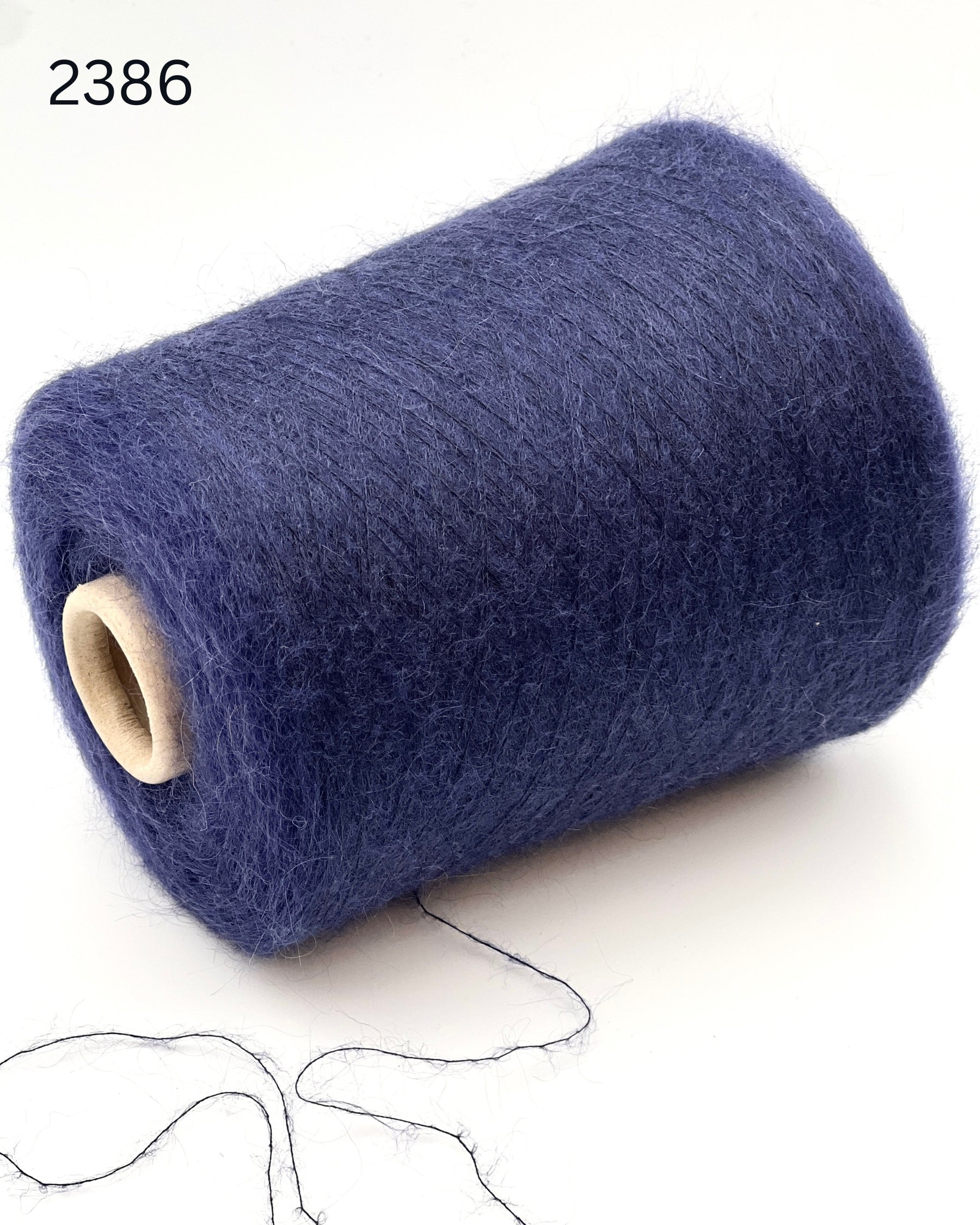 FILATI BE.MI.VA PRESTIGE Babykid Mohair halo yarn cone, luxury Italian lace yarn for knitting, weaving, and machine knitting