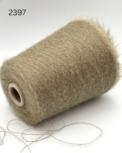Super Kid Mohair Yarn, ILARIA AURORA, Luxury Italian Lace Weight Yarn, Balls or Cones, 1000m/100g