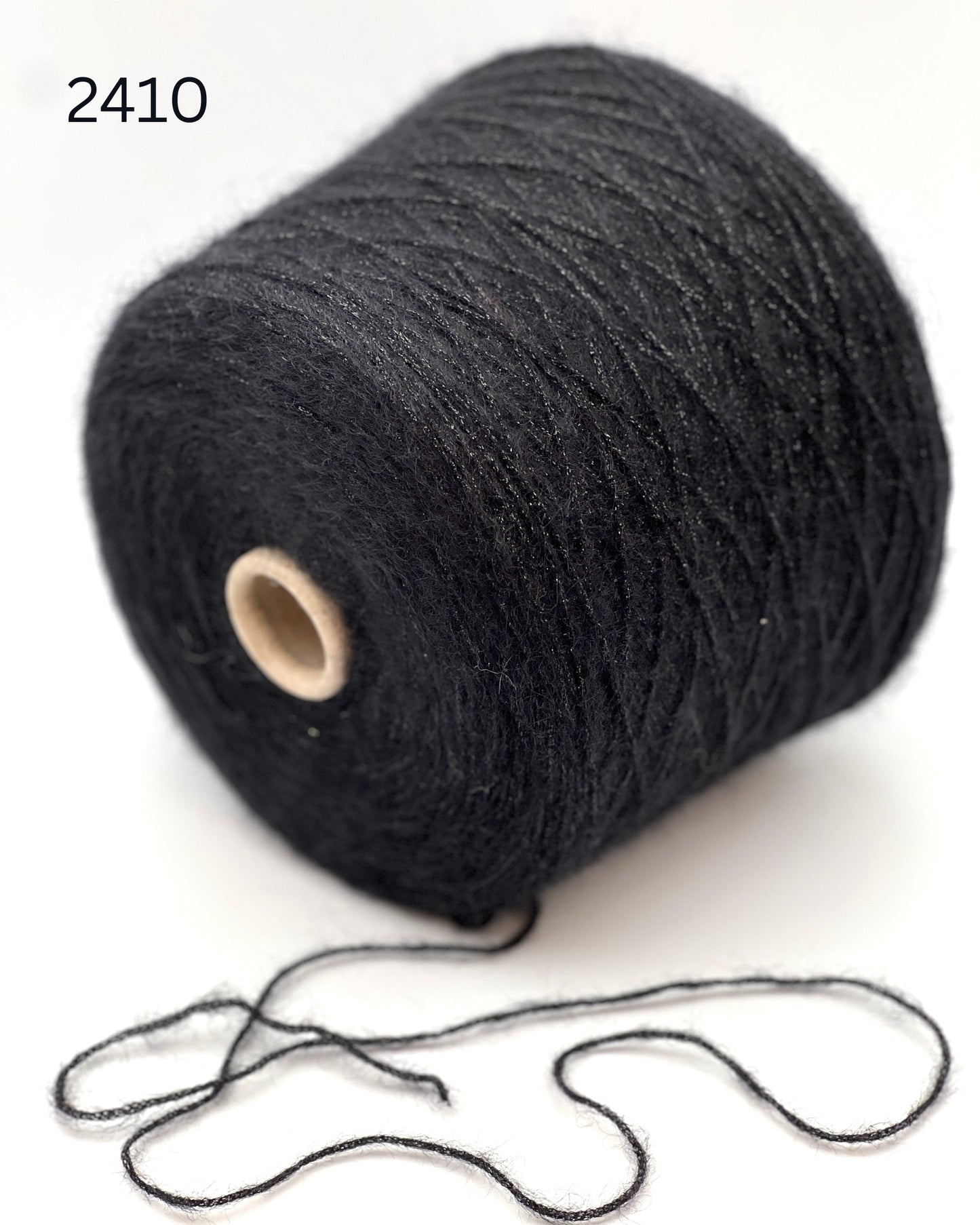 Igea SPARKLING luxury superkid mohair and wool blend Italian chainette yarn with integrated glitter sparkle for holiday knitting at iDOKNiT.