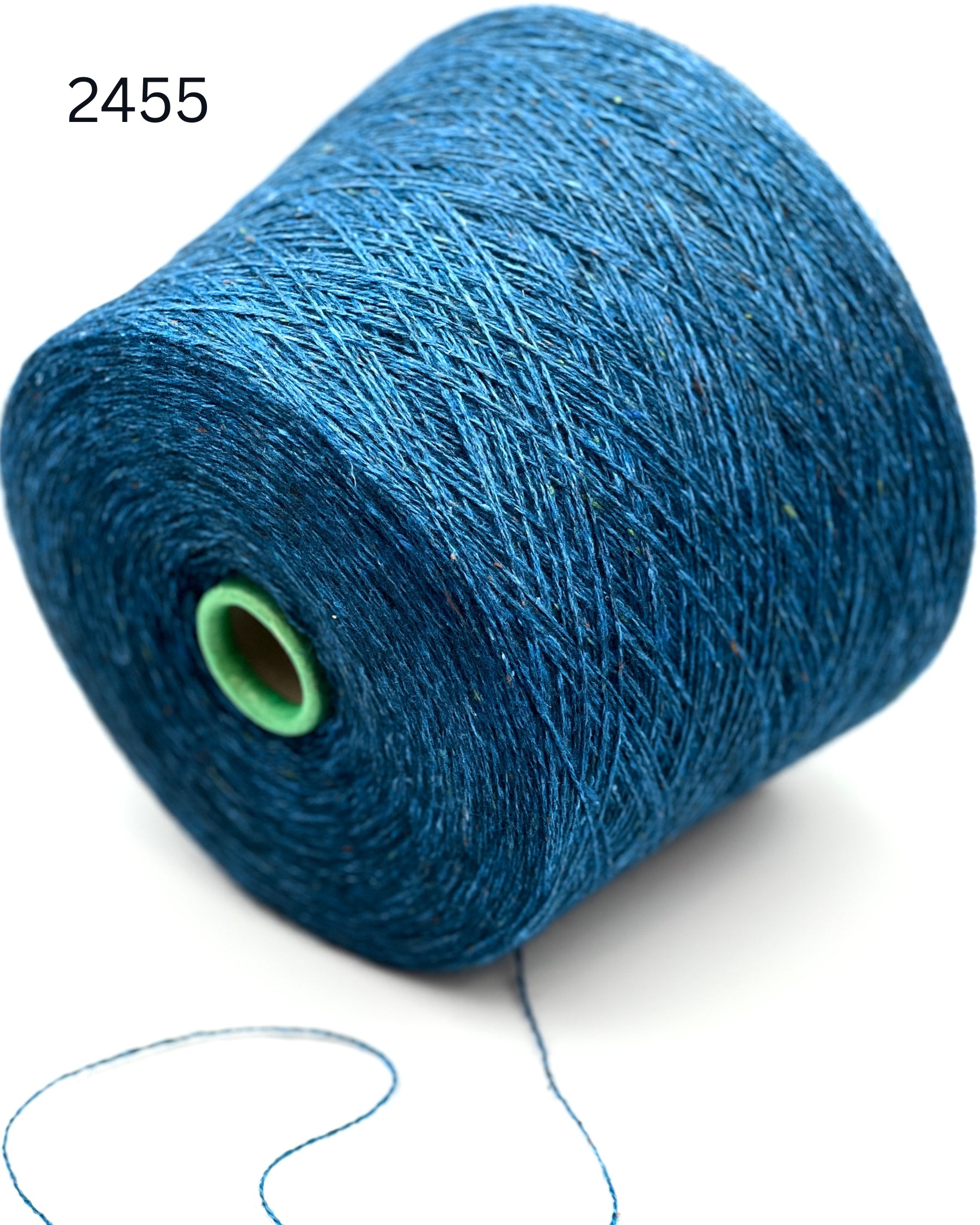 Filcom Pamir Tweed Italian luxury lace yarn spun from an equal blend of natural yak down and silk with colorful tweed flecks from iDOKNiT