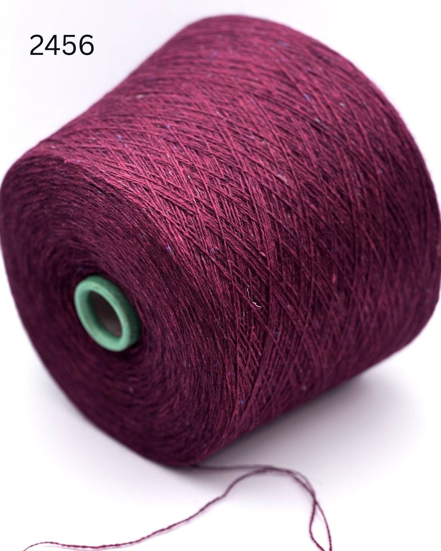 Filcom Pamir Tweed Italian luxury lace yarn spun from an equal blend of natural yak down and silk with colorful tweed flecks from iDOKNiT