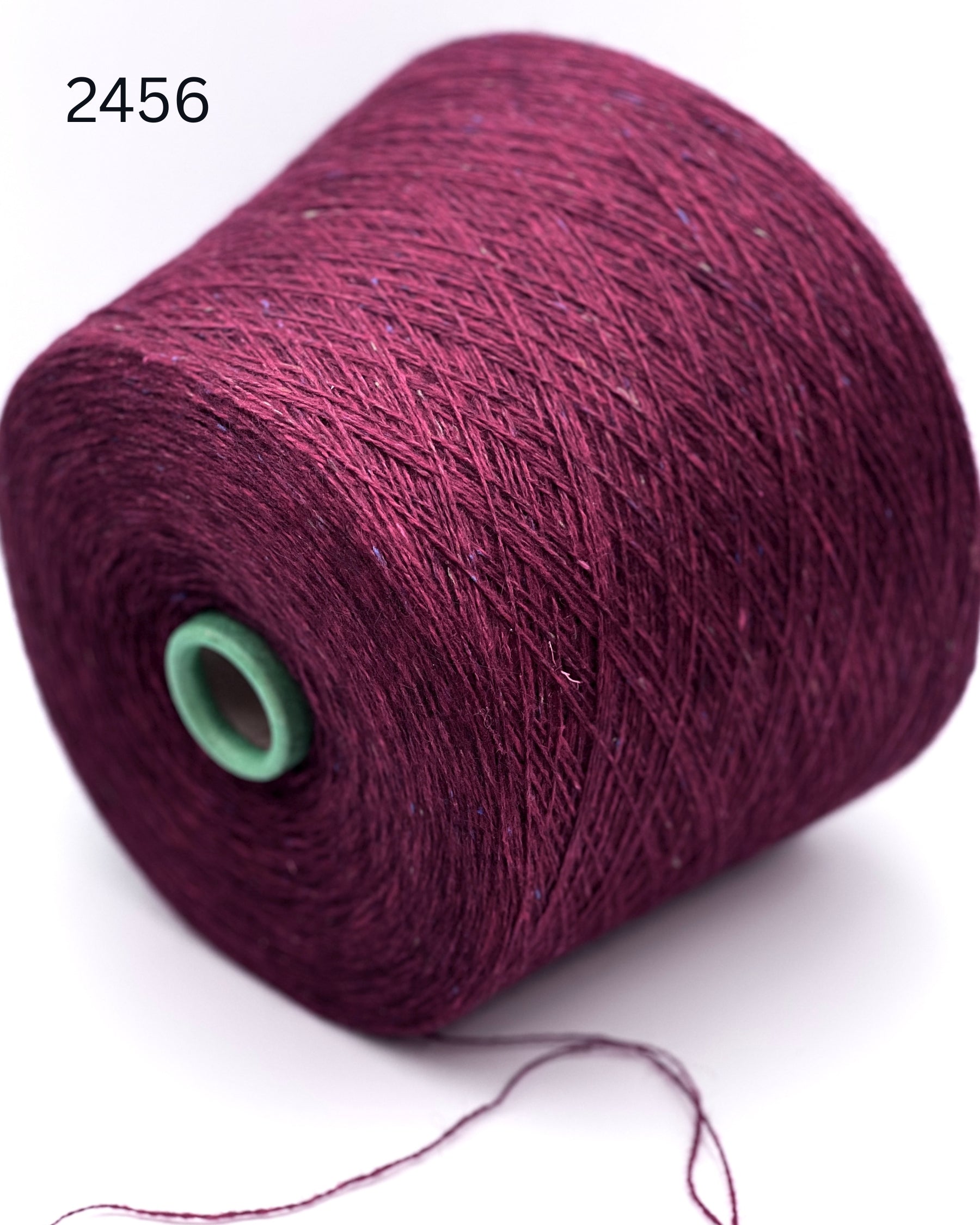 Filcom Pamir Tweed Italian luxury lace yarn spun from an equal blend of natural yak down and silk with colorful tweed flecks from iDOKNiT