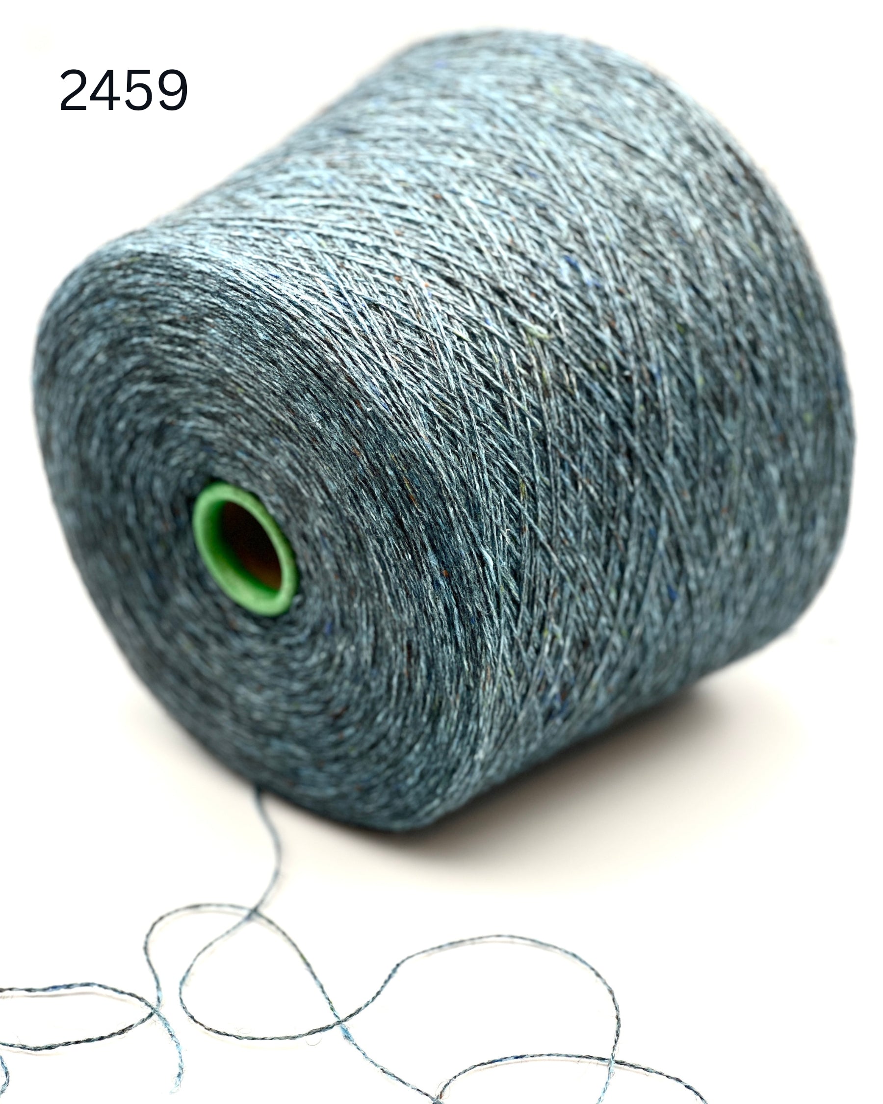 Filcom Pamir Tweed Italian luxury lace yarn spun from an equal blend of natural yak down and silk with colorful tweed flecks from iDOKNiT
