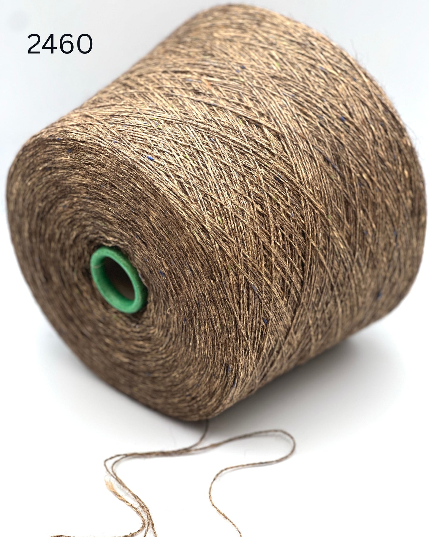 Filcom Pamir Tweed Italian luxury lace yarn spun from an equal blend of natural yak down and silk with colorful tweed flecks from iDOKNiT