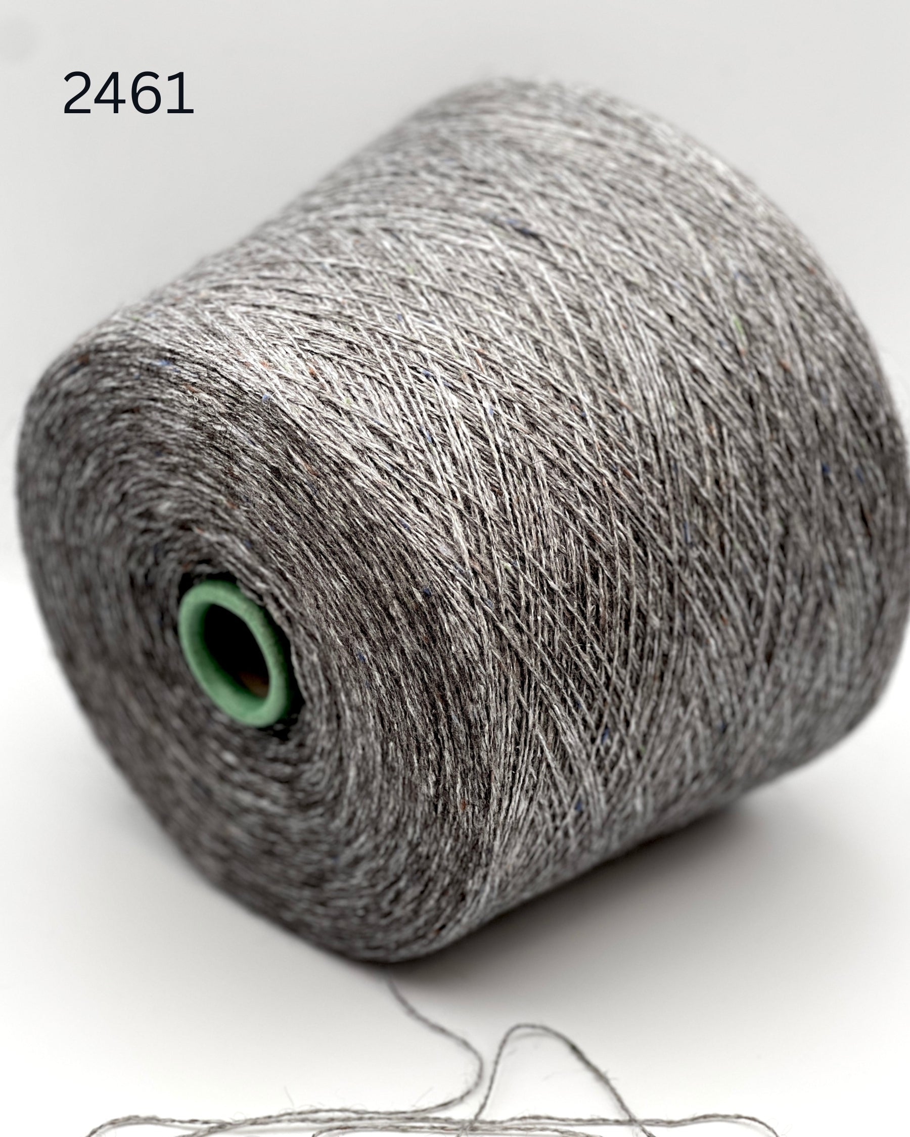 Filcom Pamir Tweed Italian luxury lace yarn spun from an equal blend of natural yak down and silk with colorful tweed flecks from iDOKNiT