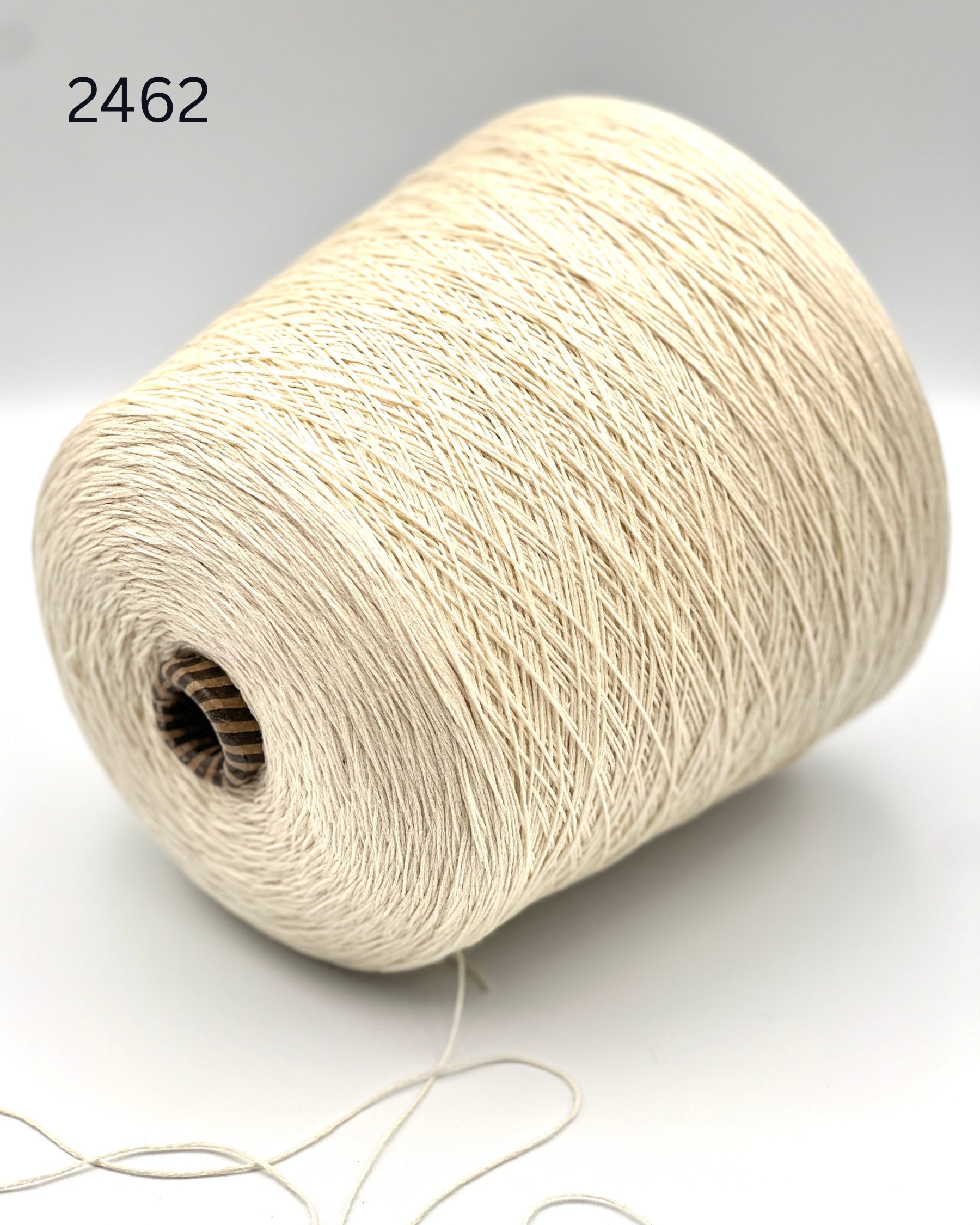 Sato Seni Moccimen Japanese extra fine lace weight cotton stretch cord yarn in balls from iDOKNiT
