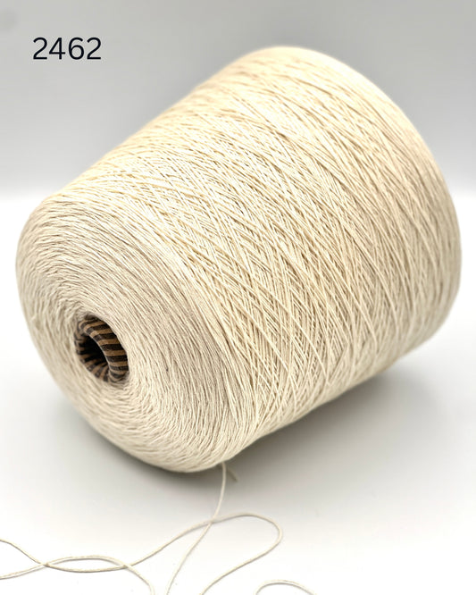 Sato Seni Moccimen Japanese extra fine lace weight cotton stretch cord yarn in balls from iDOKNiT