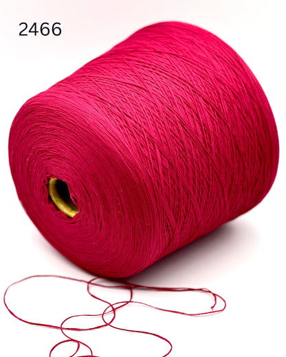Prisma Ricerche Congo Italian cotton chainette lace weight cord yarn in hand wound balls from iDOKNiT