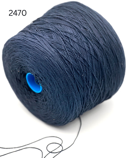 Botto Giuseppe Plutone cotton cashmere fingering weight yarn in hand wound balls from iDOKNiT
