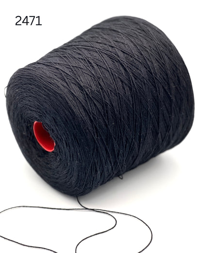 Botto Giuseppe Plutone cotton cashmere fingering weight yarn in hand wound balls from iDOKNiT