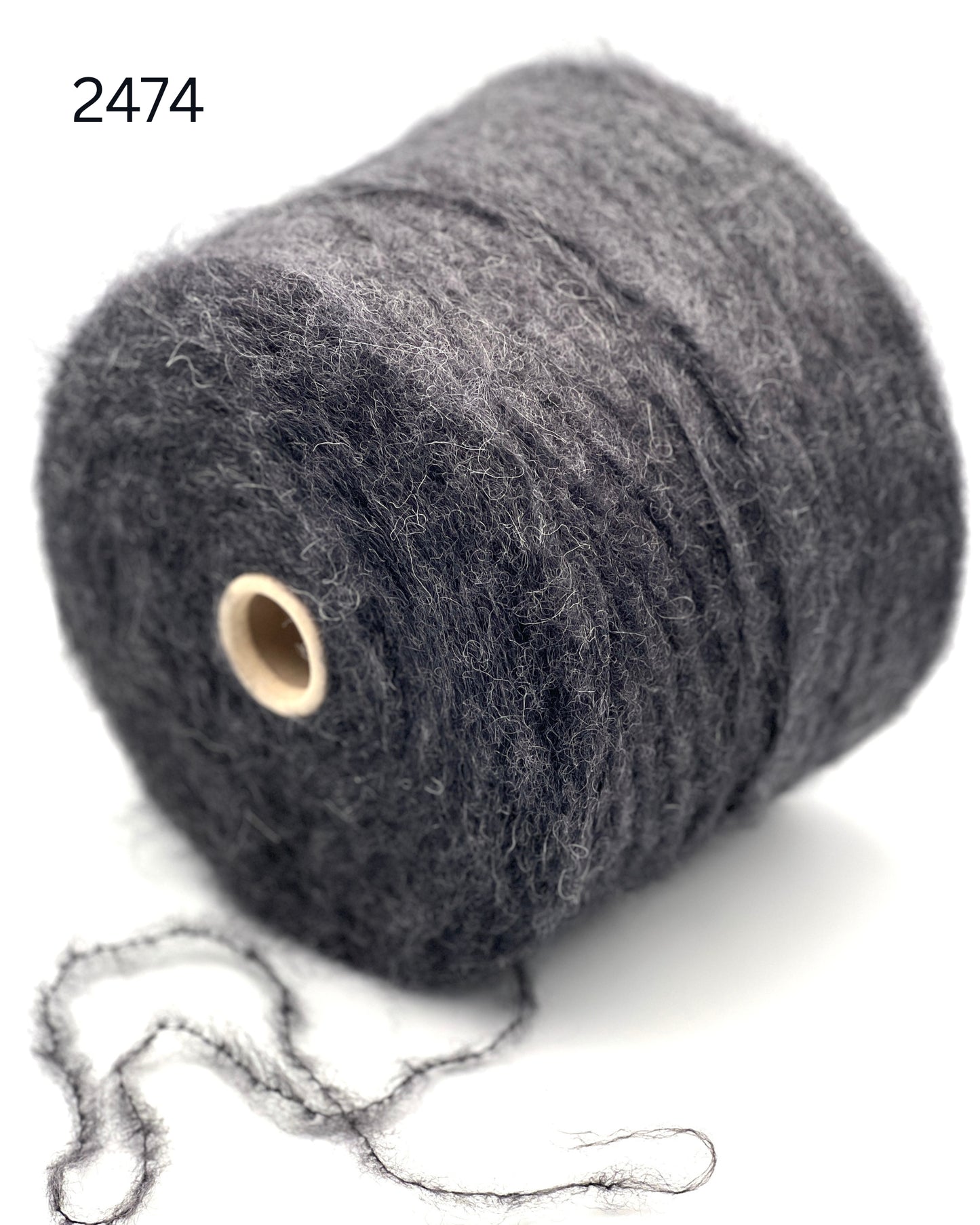 Polipeli Spa Etereog Italian brushed blown baby alpaca fingering weight yarn in hand wound balls from iDOKNiT