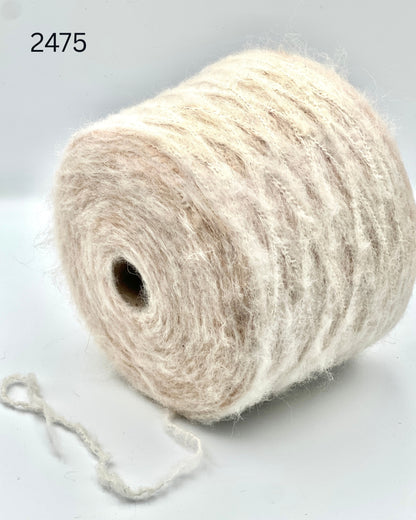 Millefili Wlariga Italian brushed blown baby alpaca DK weight yarn in hand wound balls from iDOKNiT