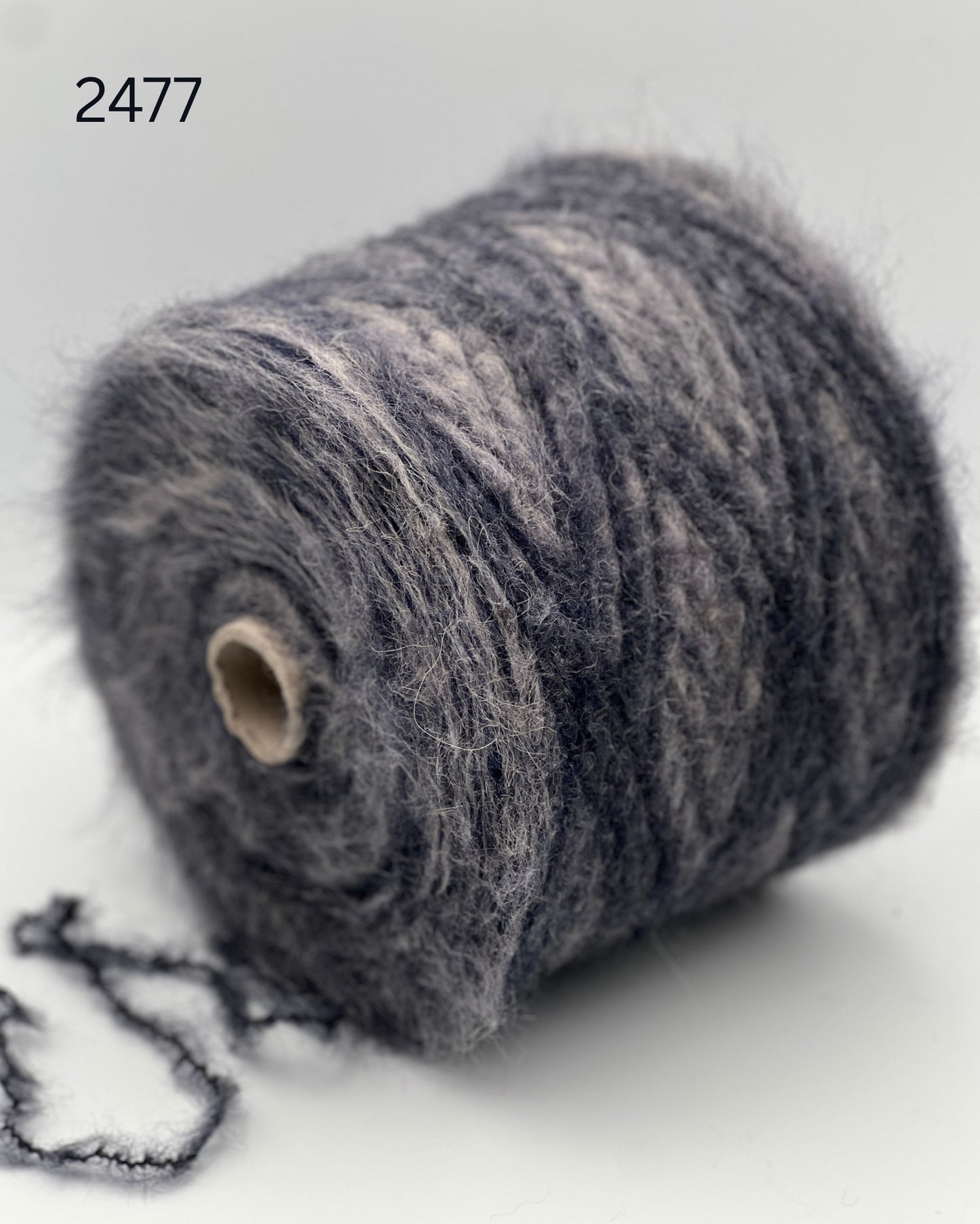 Millefili Wlariga Italian brushed blown baby alpaca DK weight yarn in hand wound balls from iDOKNiT