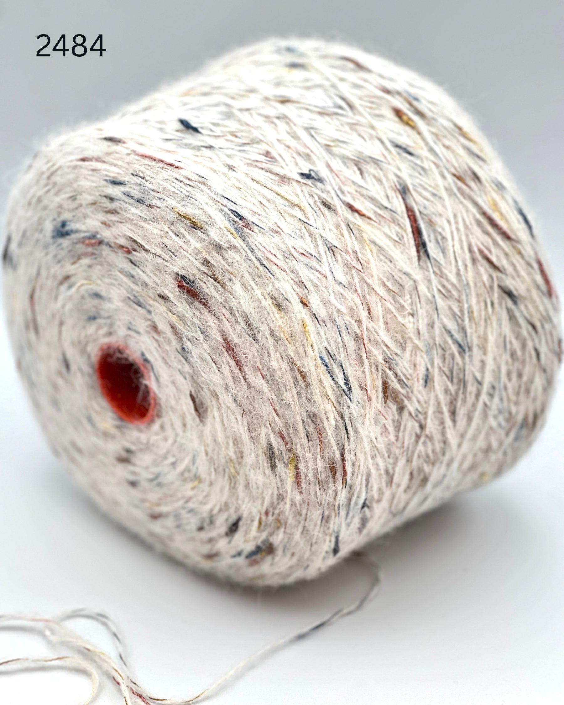 RiGo Taurus Italian baby alpaca boucle textured aran weight yarn in hand wound balls from iDOKNiT