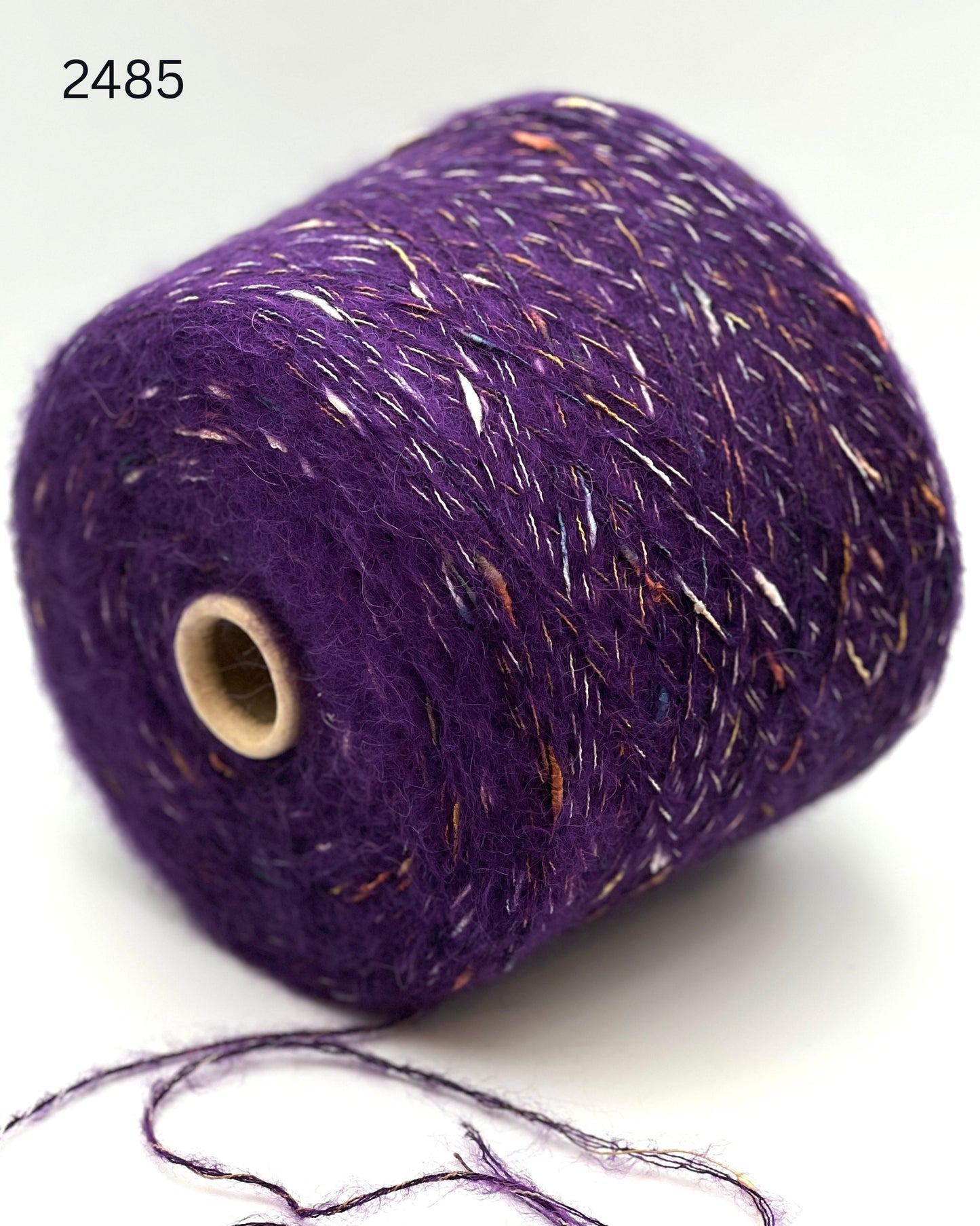 RiGo Taurus Italian baby alpaca boucle textured aran weight yarn in hand wound balls from iDOKNiT