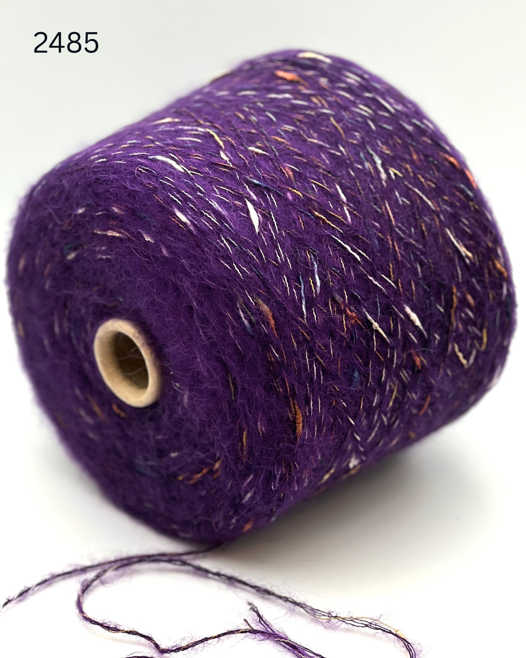 RiGo Taurus Italian baby alpaca boucle textured aran weight yarn in hand wound balls from iDOKNiT