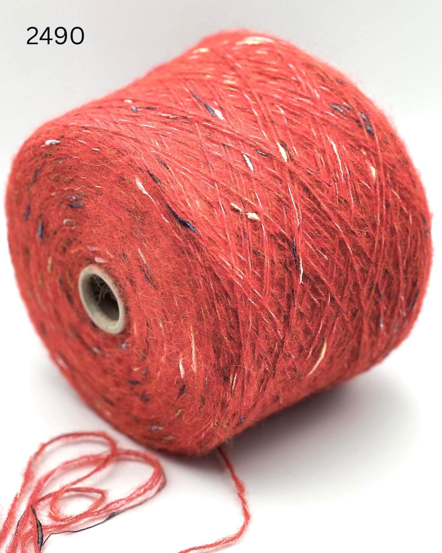RiGo Taurus Italian baby alpaca boucle textured aran weight yarn in hand wound balls from iDOKNiT