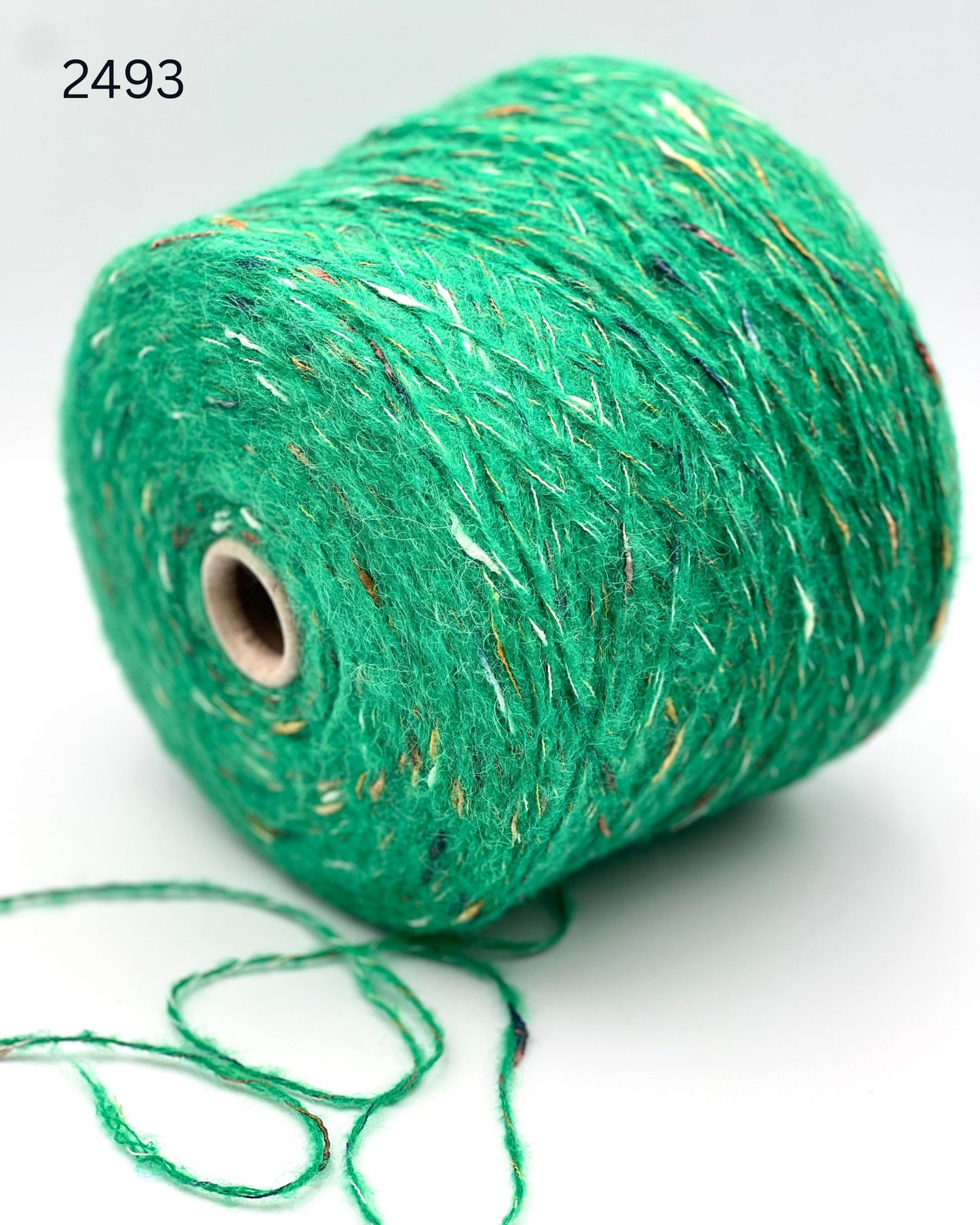 RiGo Taurus Italian baby alpaca boucle textured aran weight yarn in hand wound balls from iDOKNiT