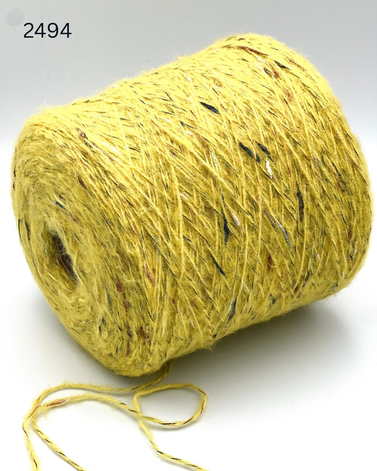 RiGo Taurus Italian baby alpaca boucle textured aran weight yarn in hand wound balls from iDOKNiT