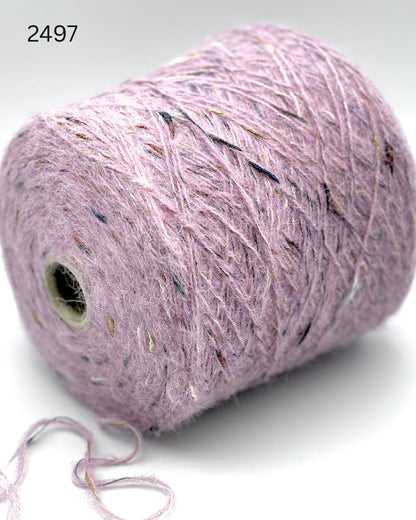 RiGo Taurus Italian baby alpaca boucle textured aran weight yarn in hand wound balls from iDOKNiT