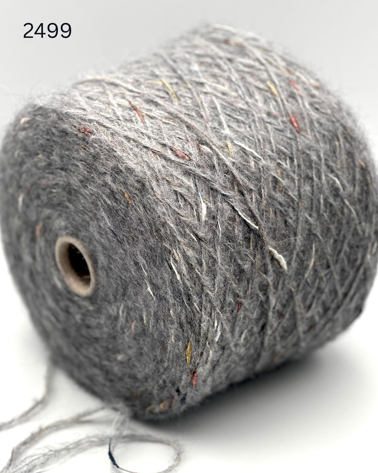 RiGo Taurus Italian baby alpaca boucle textured aran weight yarn in hand wound balls from iDOKNiT