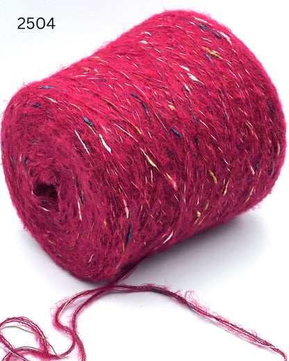 RiGo Taurus Italian baby alpaca boucle textured aran weight yarn in hand wound balls from iDOKNiT