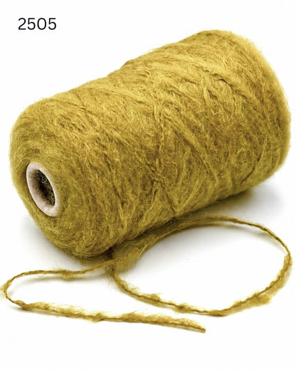 Sesia Novecento brushed mohair organic wool super bulky yarn balls from iDOKNiT
