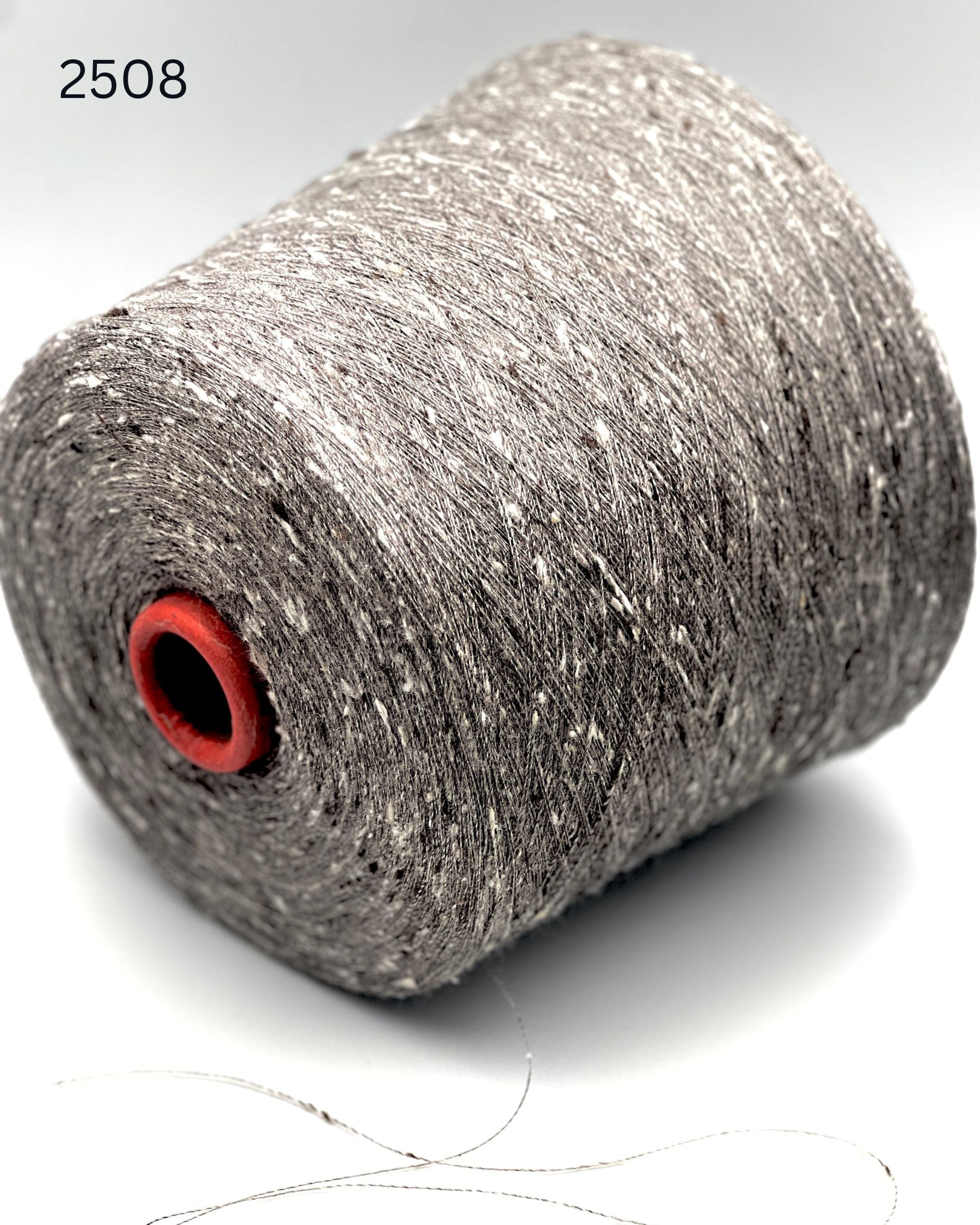 Loro Piana Shantung Jaspe wild tussah silk tweed lace weight yarn balls from iDOKNiT