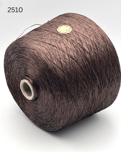 Fratelli Reali Rafia luxury Italian viscose raffia ribbon yarn cone from iDOKNiT