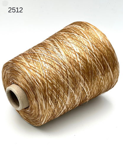 Fratelli Reali Rafia luxury Italian viscose raffia ribbon yarn cone from iDOKNiT