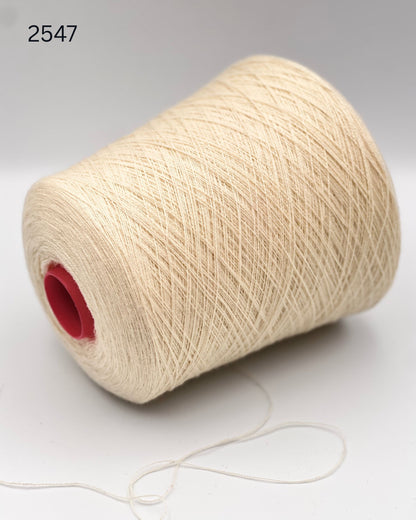 Hilo de cachemira merino, TEN CASH, hilo italiano de lujo de Ri.Go, en ovillos o conos, grosor de encaje, 1400 m/100 g (1531 y/3,52 oz)