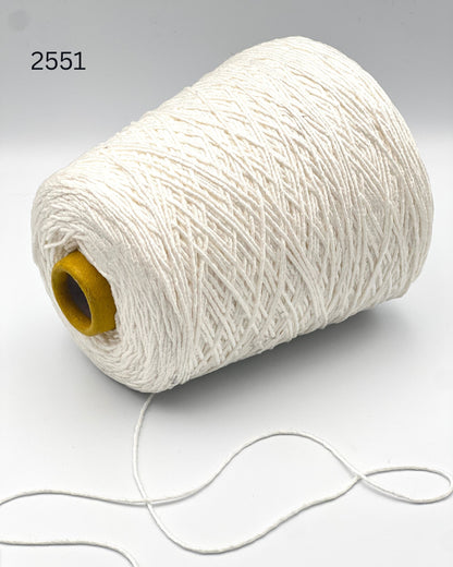 Emilcotoni Peruvian Pima cotton chainette DK weight yarn from iDOKNiT