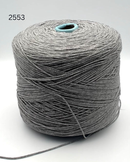 Cotton Polyamide Cord Yarn, MONTICOLOR ALOE, Italian Stretch Cord Yarn, Balls or Cones, Worsted Weight, 200m/100g