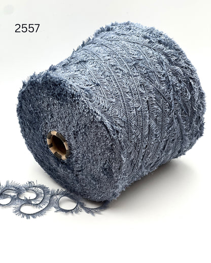 Profilo Teddy cashmere silk eyelash chunky weight yarn from iDOKNiT