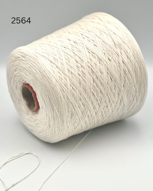 Ecafil Filicudi organic mercerized cotton chainette sport weight yarn from iDOKNiT