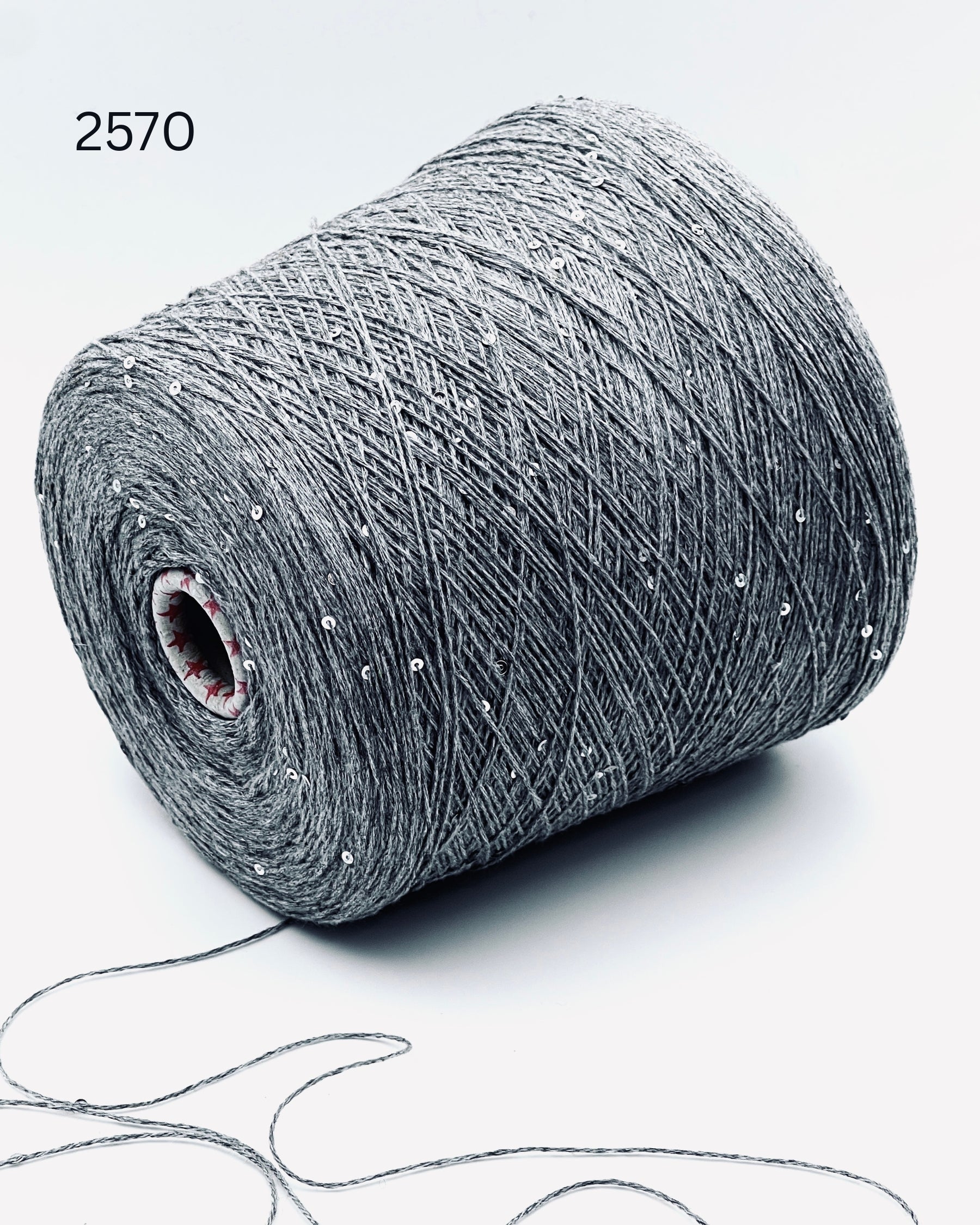 Profilo Paillettes 98 percent cashmere with micro sequins fingering weight yarn from iDOKNiT