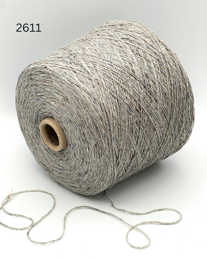Filcom Alba Tweed Plus 50 percent Cashmere 35 percent Silk 15 percent Merino Italian lace weight tweed yarn from iDOKNiT