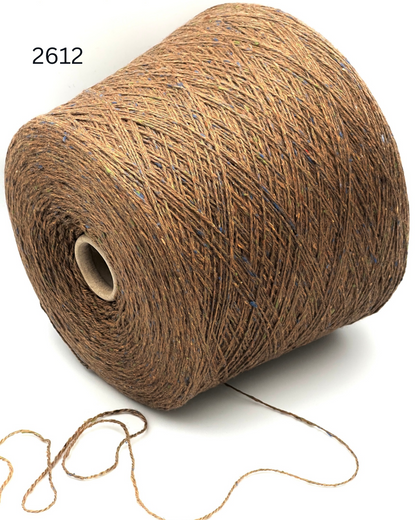 Filcom Alba Tweed Plus 50 percent Cashmere 35 percent Silk 15 percent Merino Italian lace weight tweed yarn from iDOKNiT
