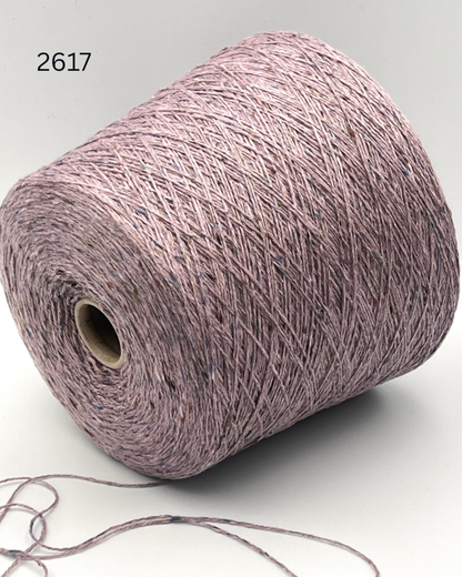 Filcom Alba Tweed Plus 50 percent Cashmere 35 percent Silk 15 percent Merino Italian lace weight tweed yarn from iDOKNiT