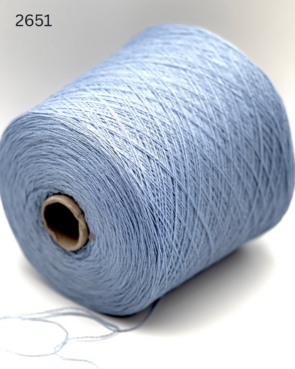 Lanecardate CANBERRA 100 percent carded Italian merino wool yarn ball and cone from iDOKNiT