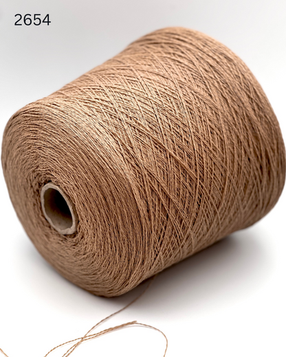 Lanecardate CANBERRA 100 percent carded Italian merino wool yarn ball and cone from iDOKNiT