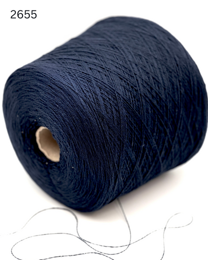 Lanecardate CANBERRA 100 percent carded Italian merino wool yarn ball and cone from iDOKNiT