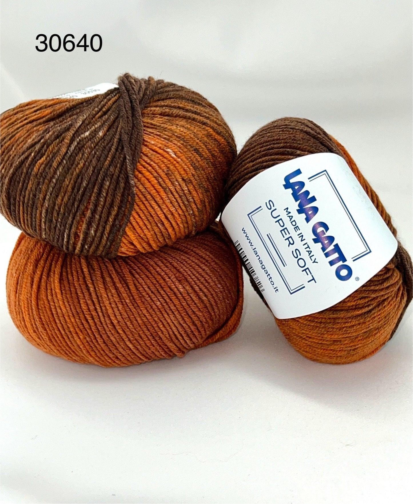 Lana Gatto SUPER SOFT Print Colors yarn ball – extra fine merino wool made in Italy