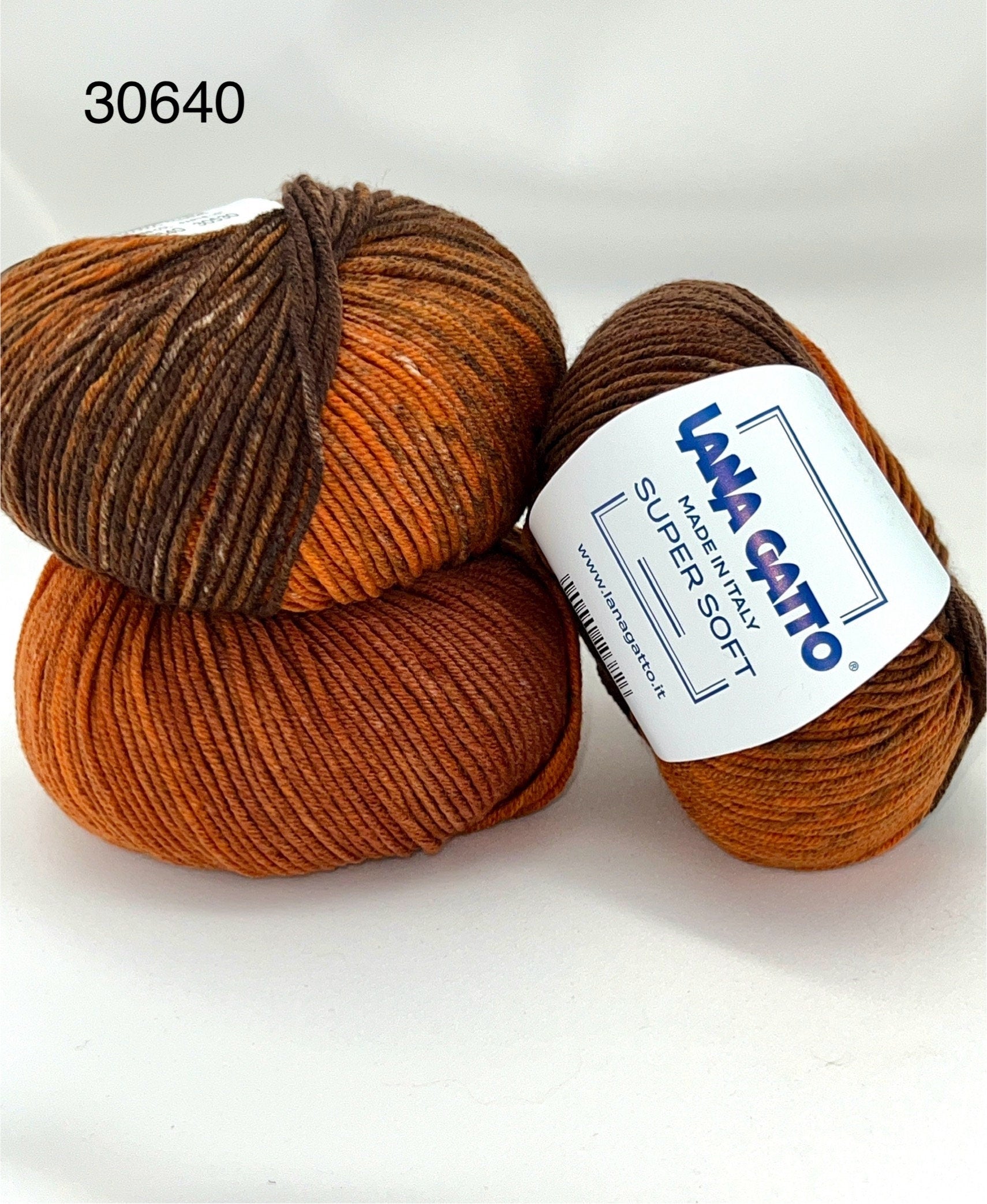 Lana Gatto SUPER SOFT Print Colors yarn ball – extra fine merino wool made in Italy