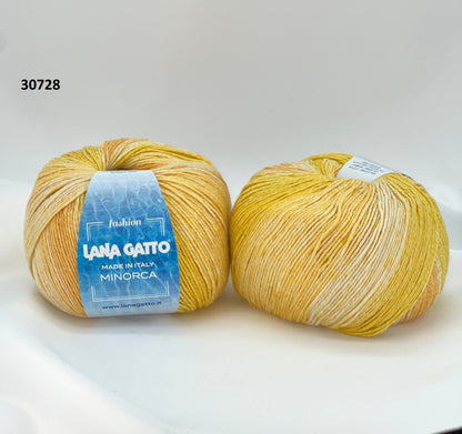 Luxury Italian designer yarn collection for iDOKNiT, featuring premium natural fibers on cones for professional hand-knit and machine-knitting projects.