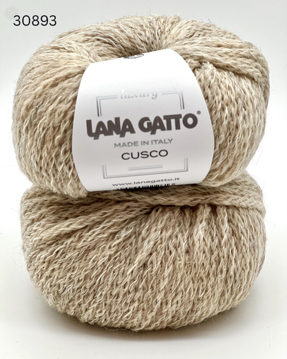 lana gatto cusco chunky chain yarn alpaca wool cotton italy 150m
luxury italian chain yarn lana gatto cusco alpaca wool cotton blend
soft chunky cable yarn for sweaters scarves hats lana gatto cusco
lana gatto cusco marled chain yarn natural beige gray brown tones
alpaca wool cotton chain construction yarn close-up texture italy