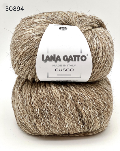 lana gatto cusco chunky chain yarn alpaca wool cotton italy 150m
luxury italian chain yarn lana gatto cusco alpaca wool cotton blend
soft chunky cable yarn for sweaters scarves hats lana gatto cusco
lana gatto cusco marled chain yarn natural beige gray brown tones
alpaca wool cotton chain construction yarn close-up texture italy